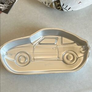 Car-Shaped Silver Cake Pan